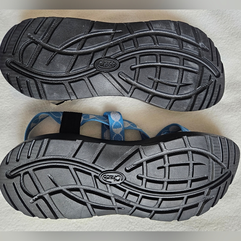 Chaco Blue and Black Sandals - Picture 3 of 3